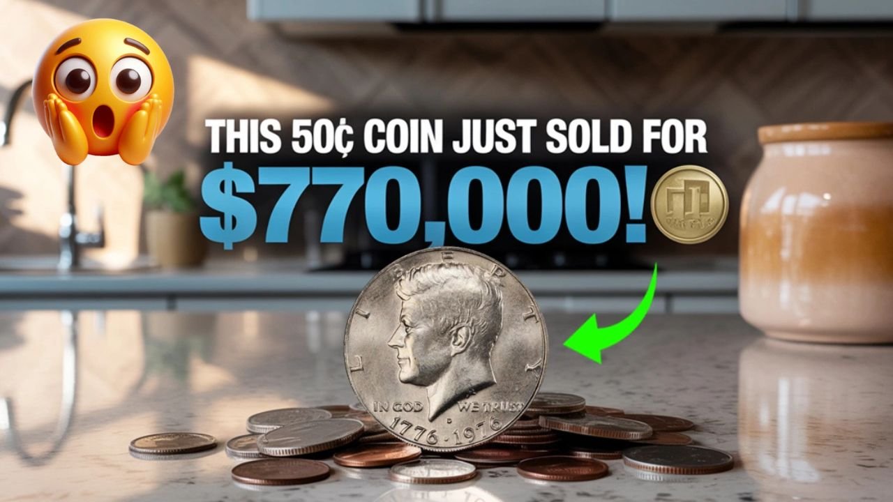 Kennedy Half Dollar With Off-Center Strike May Be in Your Change — Now Worth $770,000