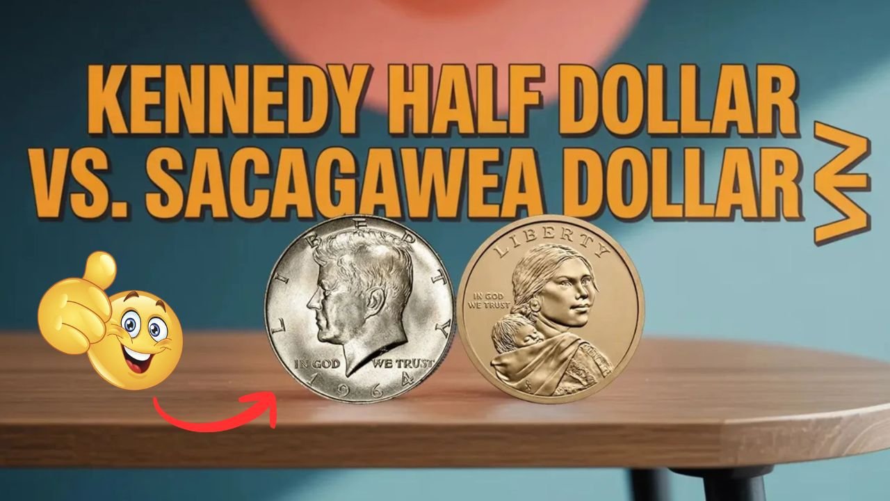 Kennedy Half Dollar vs. Sacagawea Dollar — Which Is More Collectible Today?